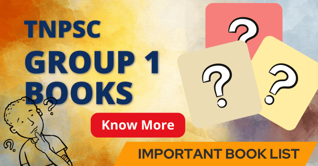 TNPSC Group 1 Book List